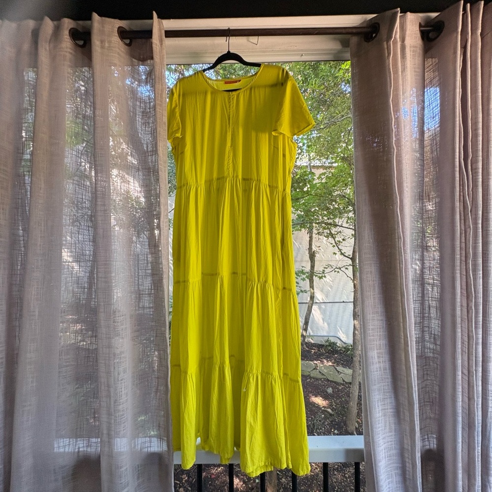 Oliphant Yellow Maxi Dress
